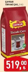 ÇAYKUR TİRYAKİ SİYAH ÇAY 2 KG fiyat ve kampanya bilgisi